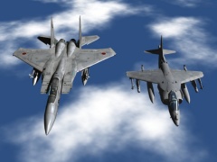 Compared with F-15